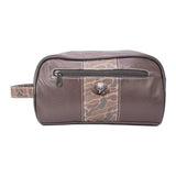 Buck Brown Pebble Old School Camo Men's Toiletry Dopp Bag.