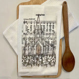Christian Hand Kitchen Towel, Amazing Grace Hymn, Gift