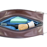 Buck Brown Pebble Old School Camo Men's Toiletry Dopp Bag.