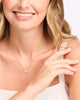 KS Leanne Short Pendant Necklace Gold Natural Mother of Pearl