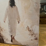 Jesus Walking Out of Tomb Home Decor, Biblical Canvas Art Print 12X12