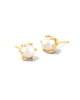 KS Ashton Gold Pearl Stud Earrings