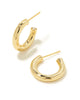 KS Colette Huggie Earrings in Gold