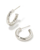 KS Colette Huggie Earrings in Silver