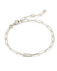 KS Courtney Paperclip Bracelet in Silver