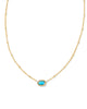 KS Mini Elisa Gold Satellite Short Pendant Necklace