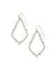 KS Sophee Crystal Drop Earrings in Silver