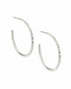 KS Veronica Hoop Earrings in Silver
