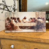 The Last Supper, Biblical Christian Art, Inspirational Gift 10X20