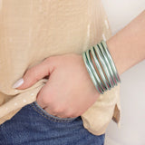 Mint All Weather Bangles (Set of 6) - Serenity Prayer