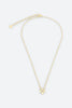 KS Leanne Short Pendant Necklace Gold Natural Mother of Pearl