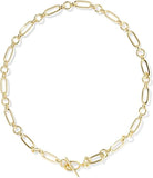 KS Sylvia Metal Link and Chain Necklace