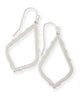 KS Sophia Drop Earrings in Silver