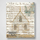 I Will Sing The Wondrous Story 11X14 Christian Home Decor, Church Canvas Art Print, Wall Hanging